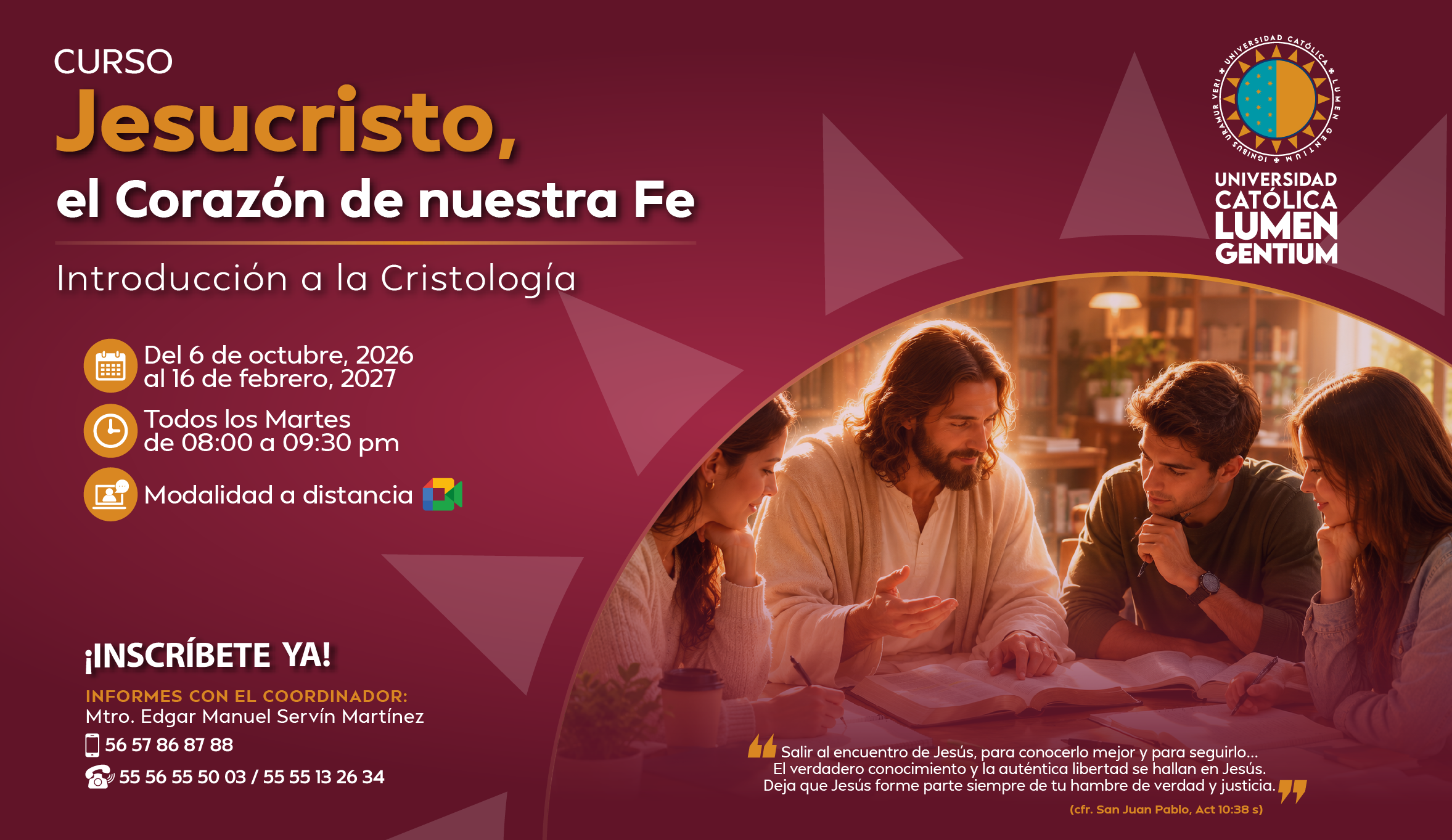 CURSO JESUCRISTO, EL CORAZÓN DE NUESTRA FE